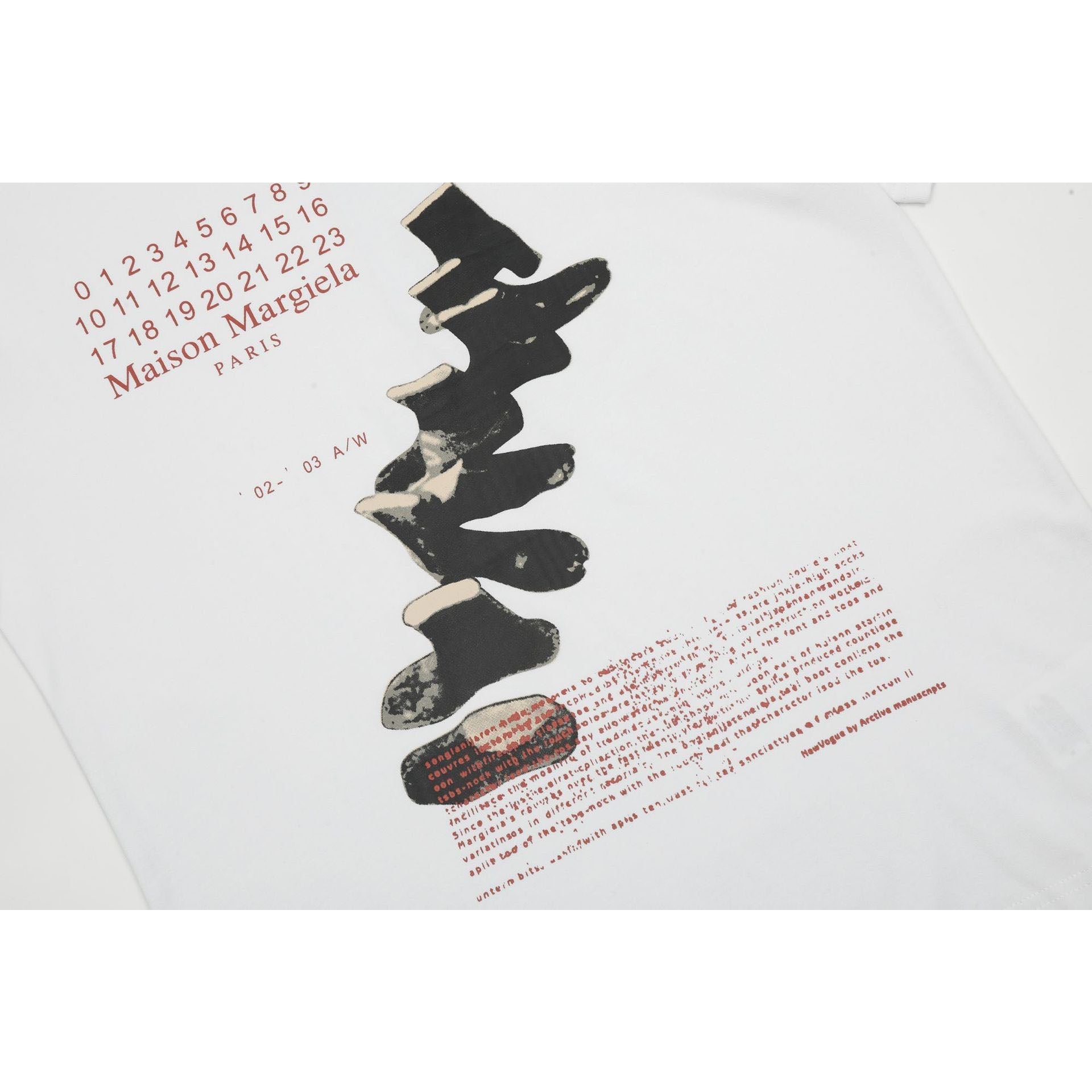 Maison Margiela T-shirt Crew Neck Loose Short Sleeve T-shirt