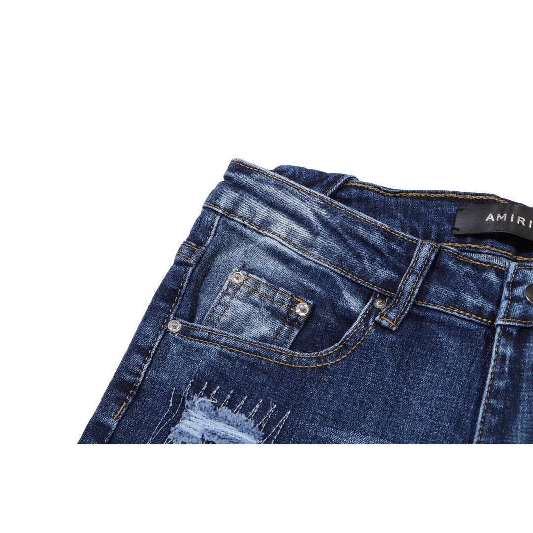 Amiri Jeans Trendy Casual Ripped Jeans