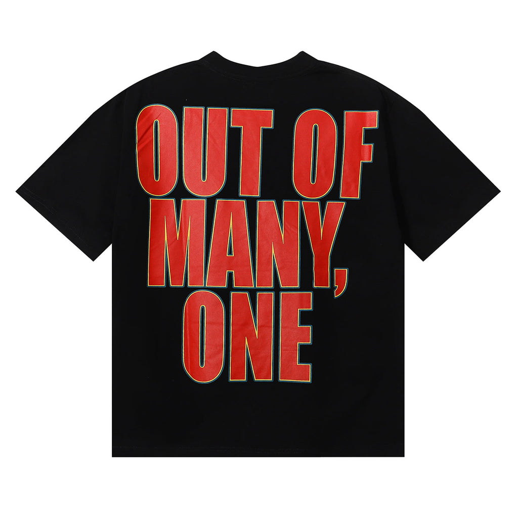 Godspeed T-shirts Urban Coconut Shark Print Cotton Casual Short Sleeve Men and Women