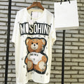 Moschino T-shirt Summer Pure Cotton T-shirt Men And Women