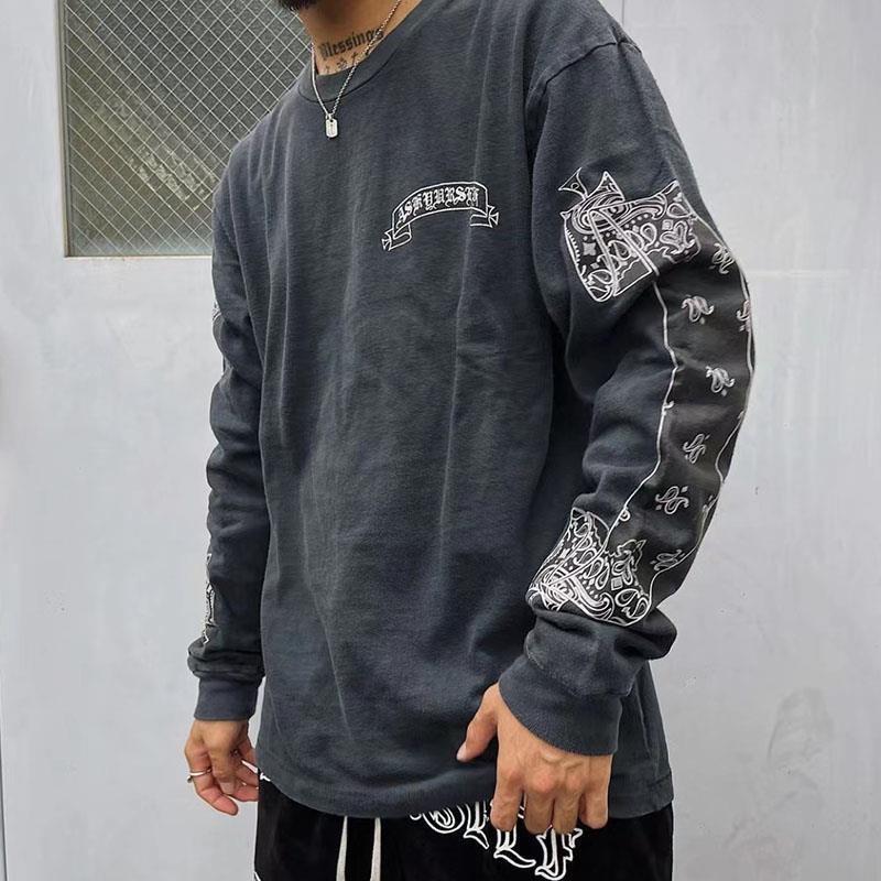 Askyurself T-shirts Printed Long Sleeve T-shirt for Men and Women