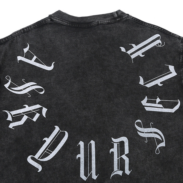 Askyurself T-shirts Striped Loose Long Sleeve T-shirt for Men and Women