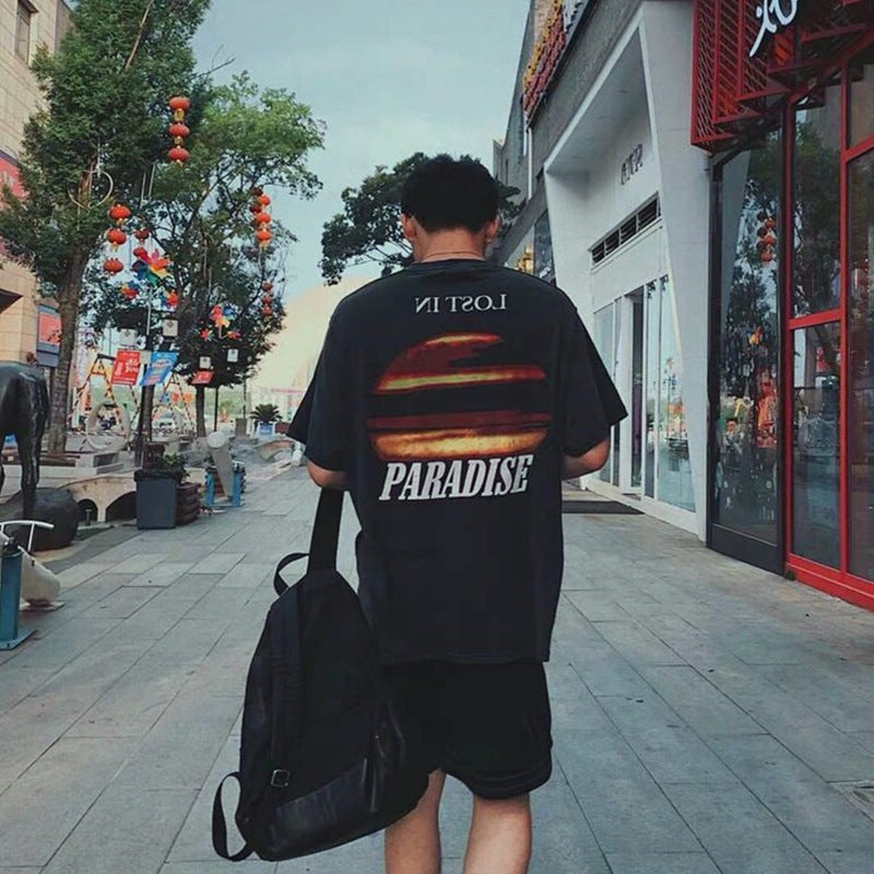 Askyurself T-shirts Summer Loose Casual Short Sleeve T-shirt