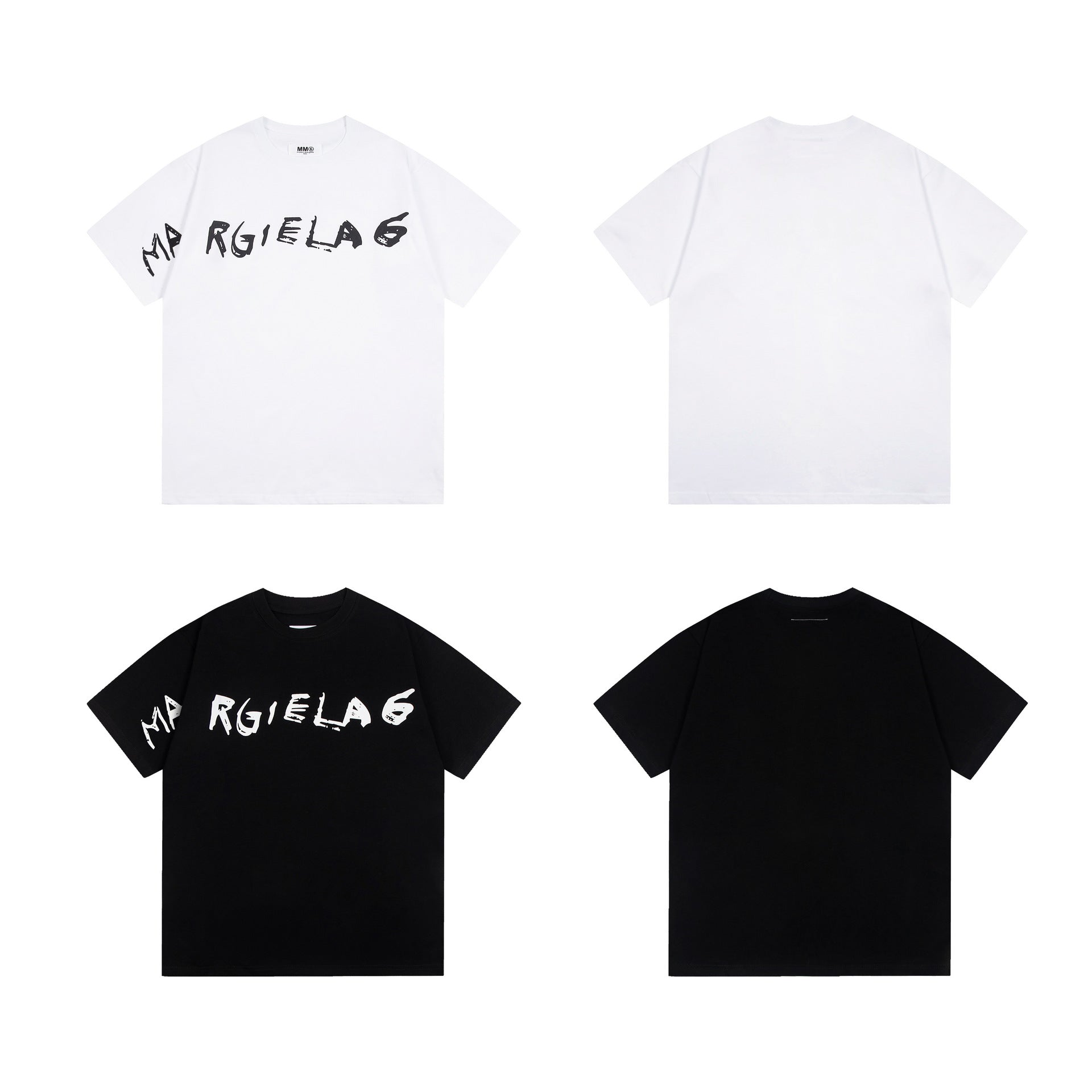 Maison Margiela T-shirt Crew Neck, Loose Short Sleeve T-shirt