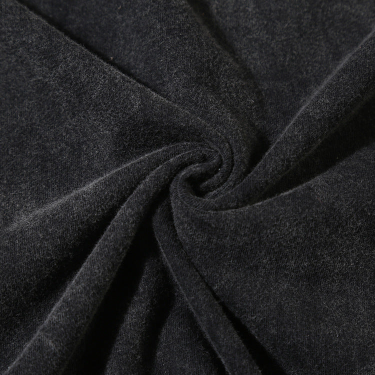 Askyurself T-shirts Striped Loose Long Sleeve T-shirt for Men and Women