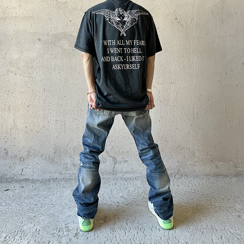 Askyurself T-shirts Printed High Street Short Sleeve T-shirt