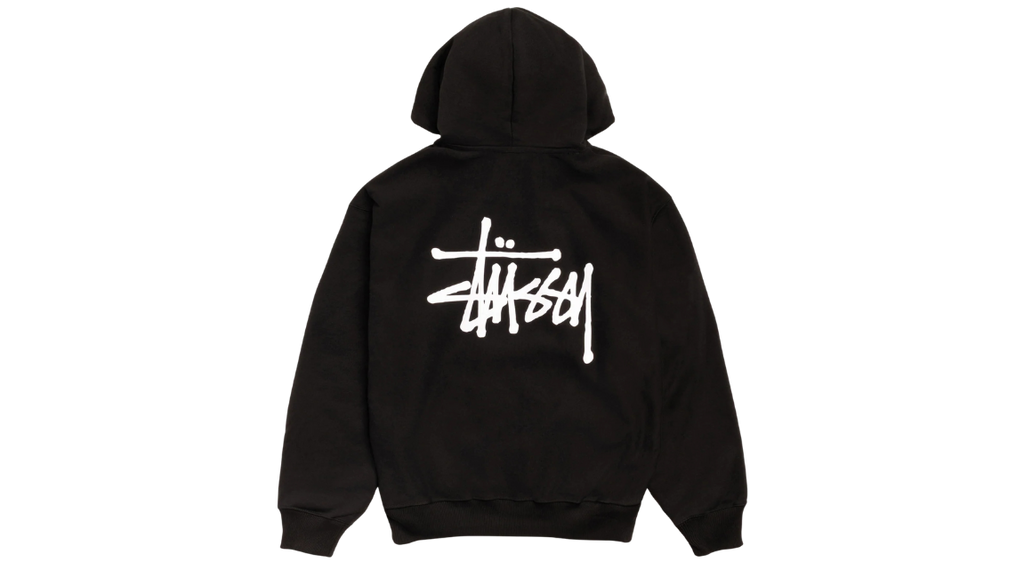 Stussy Basic Zip Hoodie Black