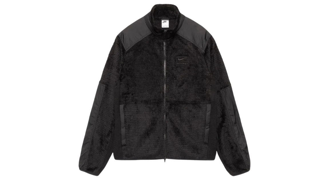 Stussy x Nike Full Zip Fleece Black