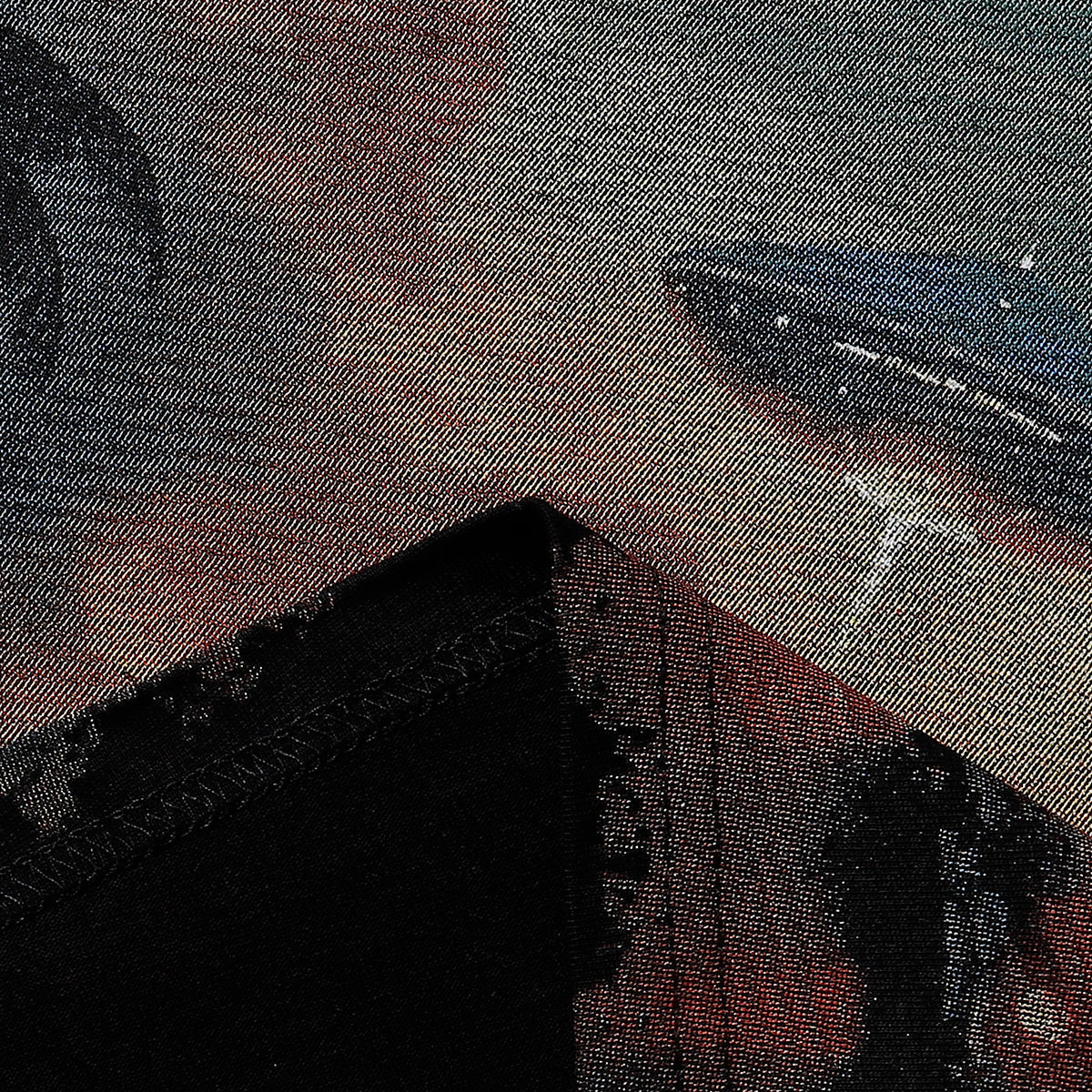 Godspeed T-shirts Urban UFO Printing Cotton Casual Short Sleeve Men and Women