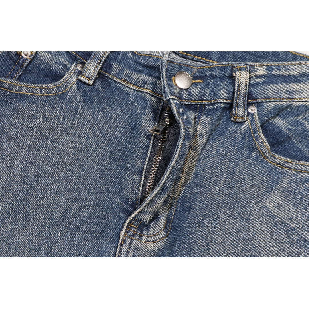 Amiri Jeans Trendy Sticker Embroidered Jeans