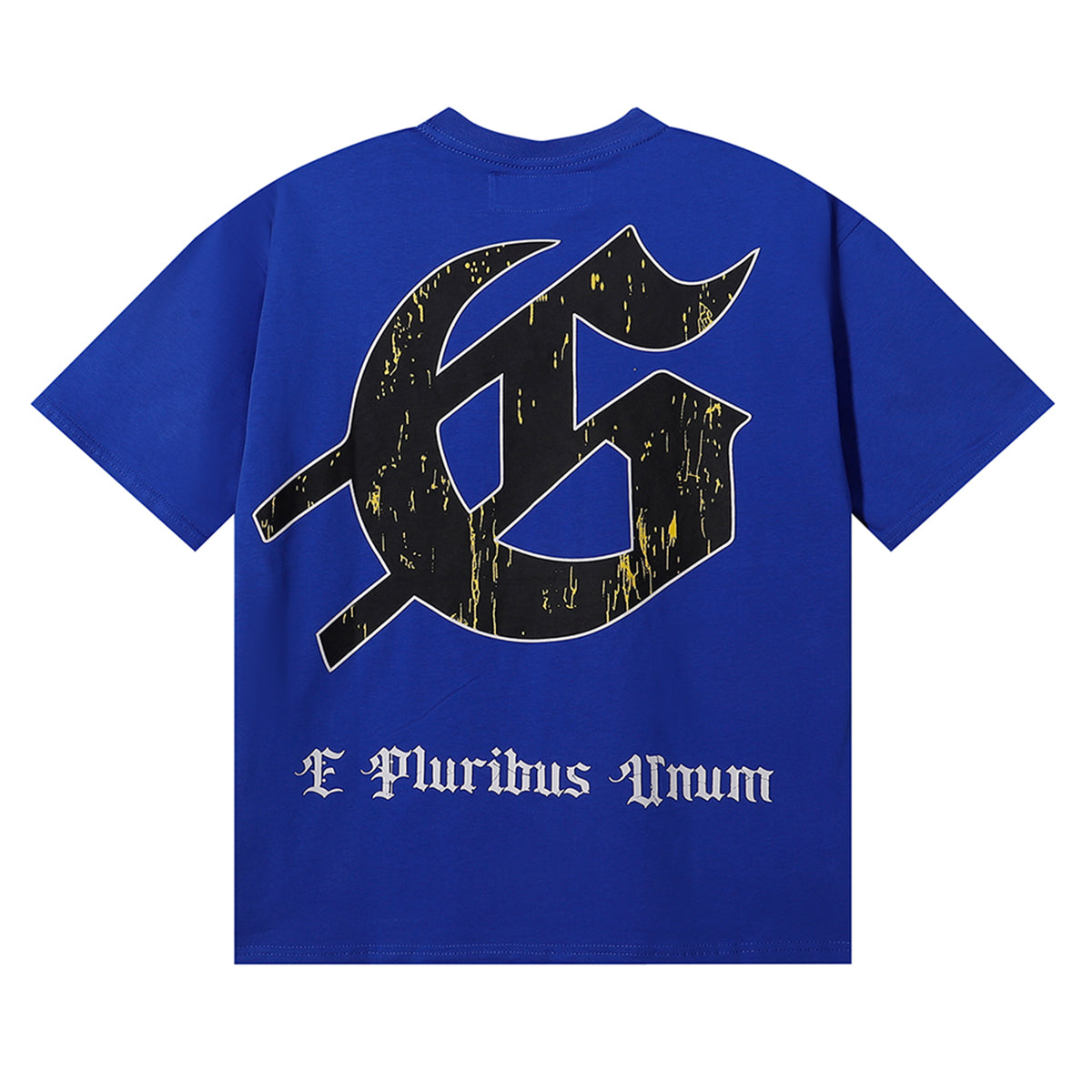 Godspeed T-shirts Skull Landscape Printing Cotton Casual Short Sleeves Men and Women