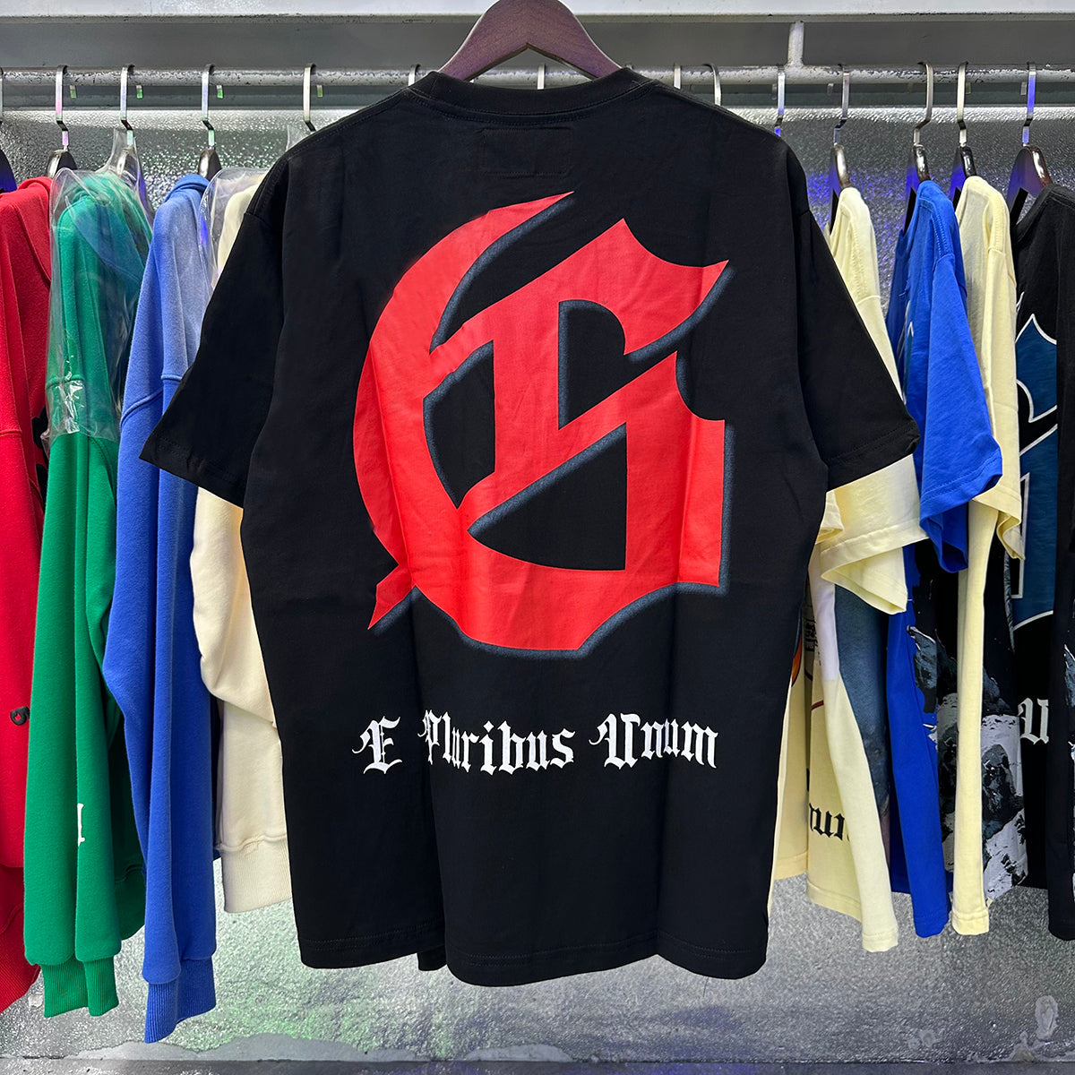 Godspeed T-shirts Road Supercar Printed Cotton Casual Short Sleeve Men and Women