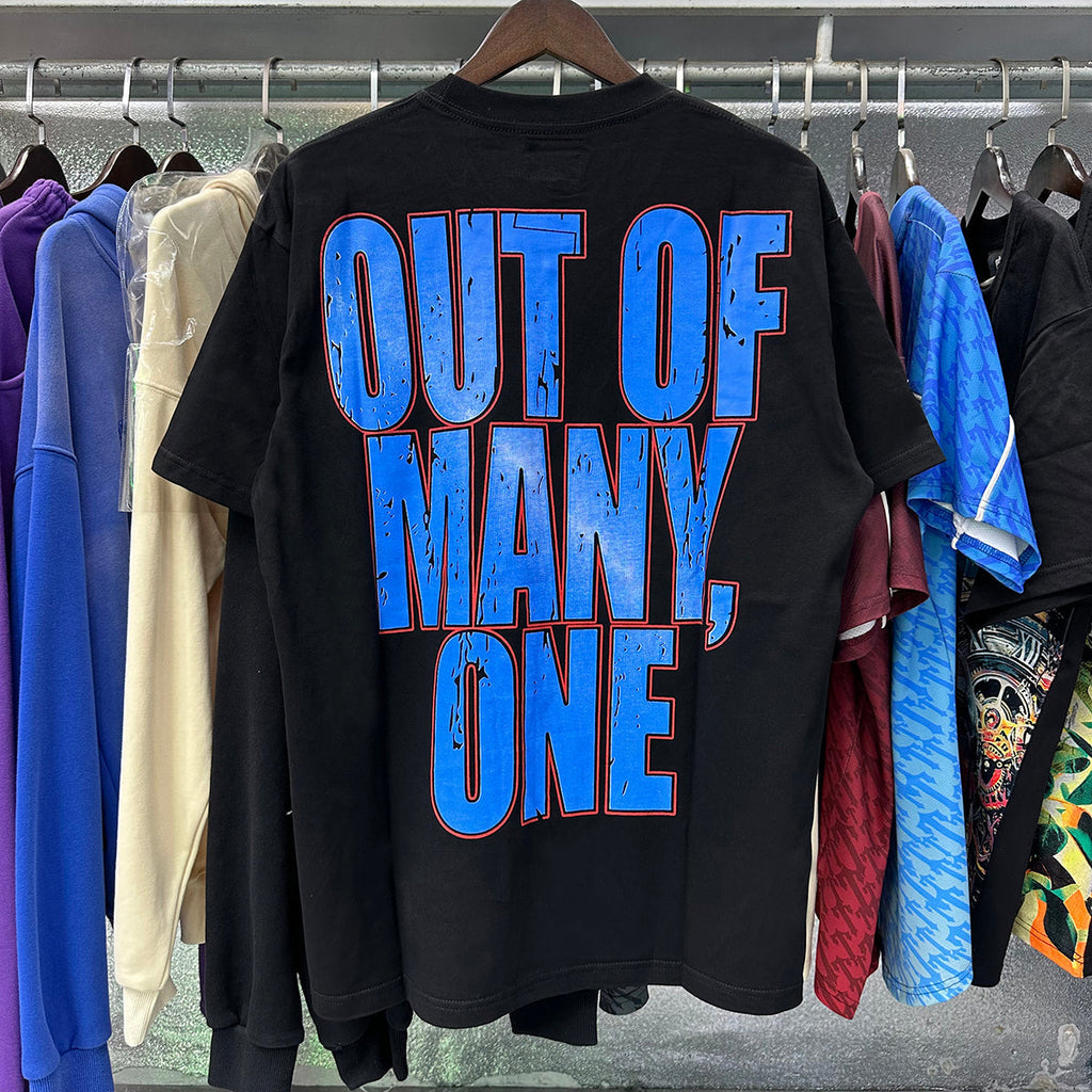 Godspeed T-shirts Speech Skull Printing Cotton Casual Crew Neck Short Sleeve Men and Women